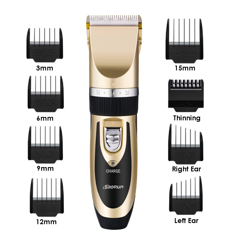 Машинка для стрижки волос аккумуляторная с керамическим лезвием 3 15 мм|Триммеры