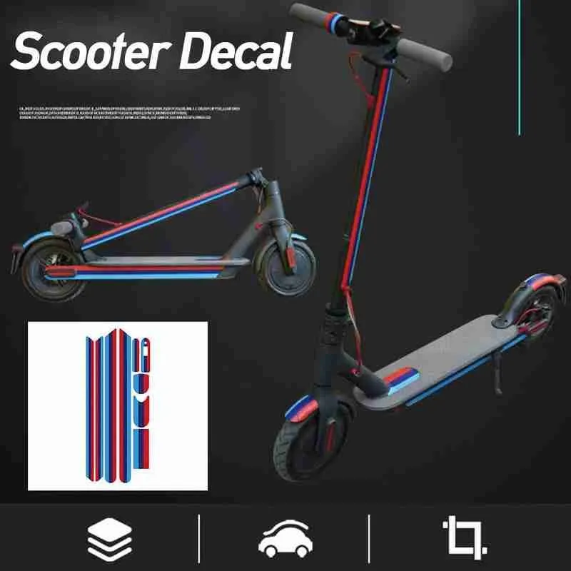 

The Reflective Styling Set High Quality Sticker Electric Stickers Scooter Skateboard For Mijia Reflective E7U9