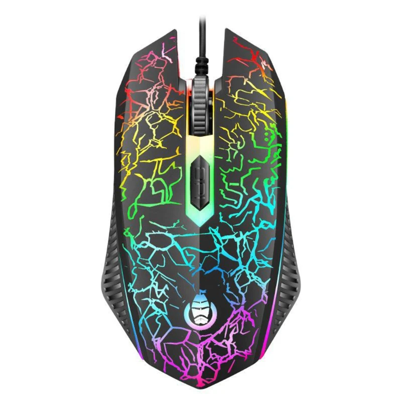 

2021 New 6-Button USB Wired Mouse with Side Buttons Ergonomic 3200dpi Computer Corded Mice Gaming Mouse for Home Office School