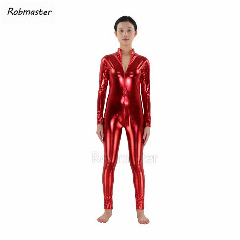 Женский детский латексный костюм черный блестящий металлик костюм-кошка