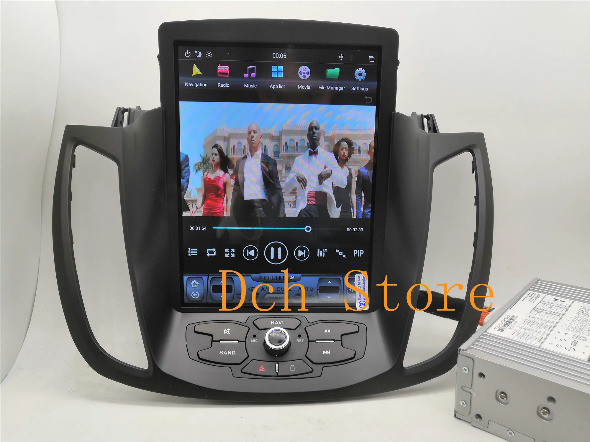 10,4 ''вертикальный экран Tesla стиль Android 8,1 автомобильный DVD gps навигация радио плеер для Ford Kuga 2013 PX6