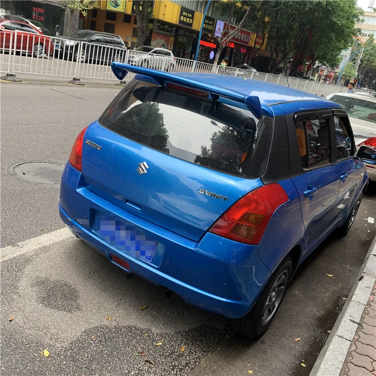 For SUZUKI Swift Spoiler 2007-2017 High Quality QQWX ABS Material Car Rear Wing Primer Color | Автомобили и мотоциклы