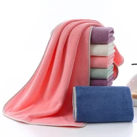 microfiber towel 3575 high density coral velvet adult couple household facial wash towel absorbent