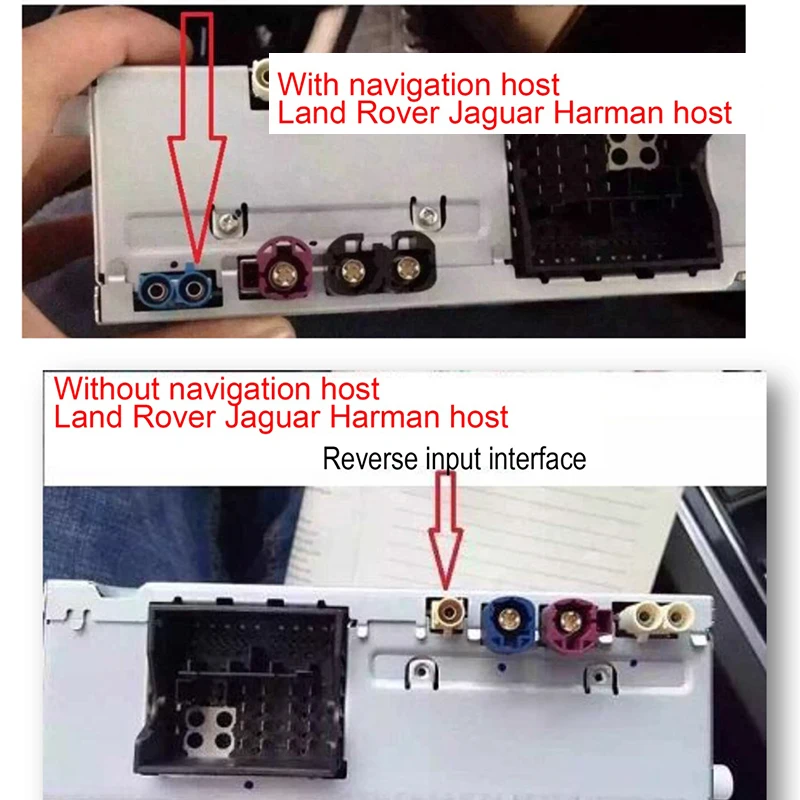 Автомобильный реверсивный модуль интерфейса камеры для Jaguar XE/ XF/F Type /F pace(Harman HOST) с