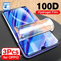 full cover soft hydrogel protective film for oppo reno z 2 a5 a3s a83 f5 f7 screen protector for oppo realme 3 pro not glass