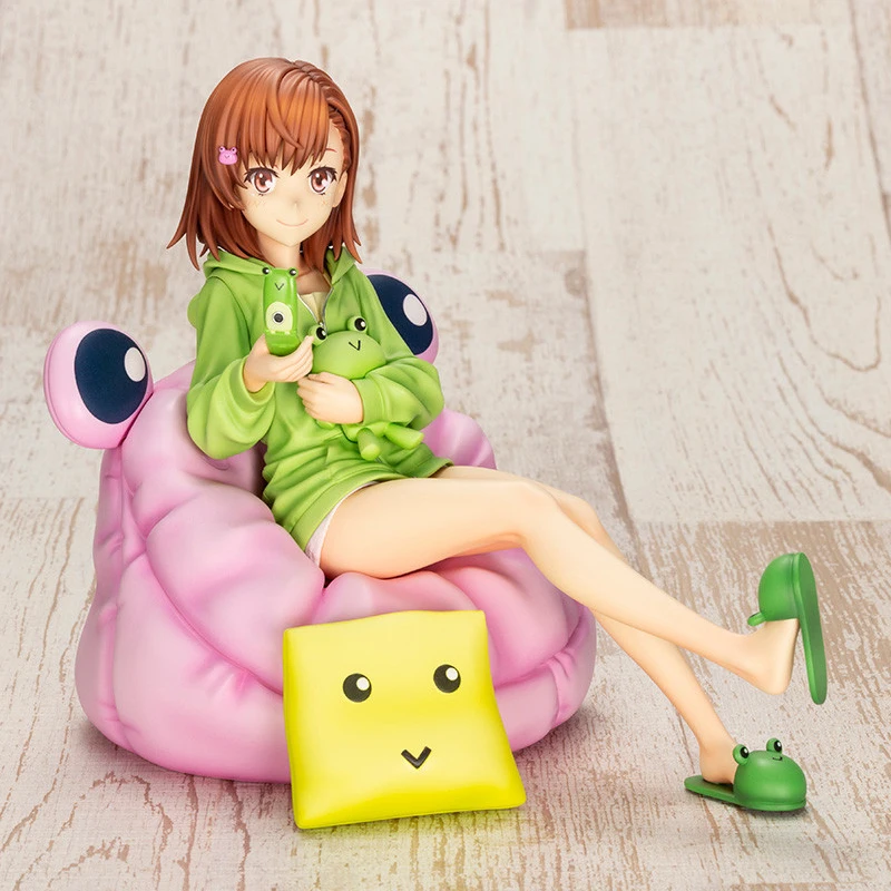 Фигурка Toaru Kagaku No Rail gun Мисака Микото гекота из ПВХ крытая аниме-фигурка