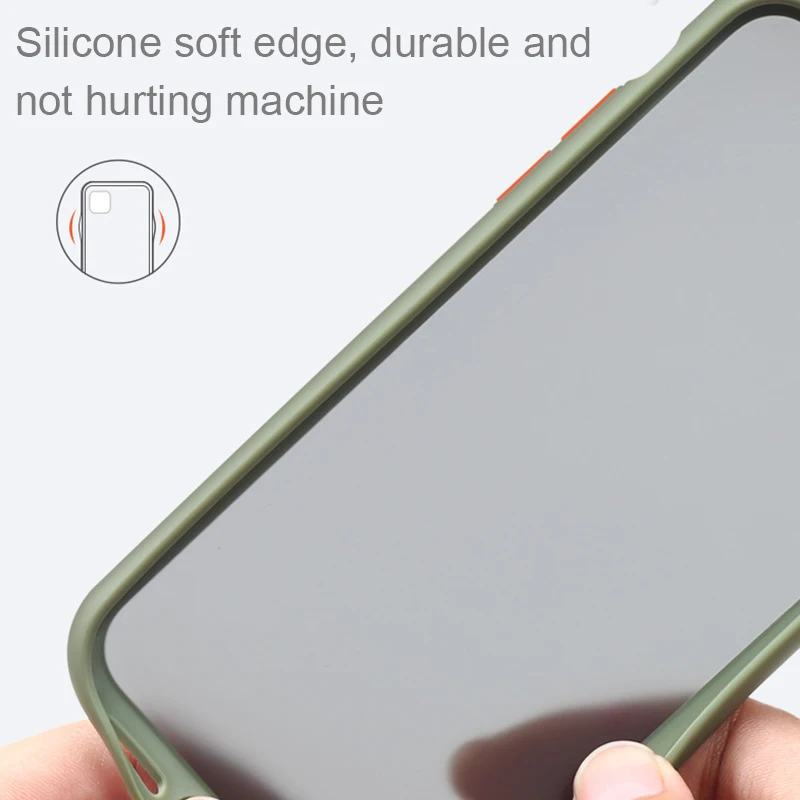 Чехол для Телефона IPhone 7 8 Plus X 11 Pro XR XS Max контрастный цвет прозрачный силикон ТПЭ противоударный прозрачный защитный чехол