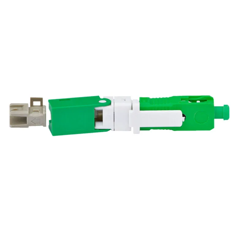 100 шт. FTTH ESC250D SC APC Волоконно-оптический Быстрый Соединитель одиночный волоконно-оптический Быстрый Соединитель SC полевой соединитель