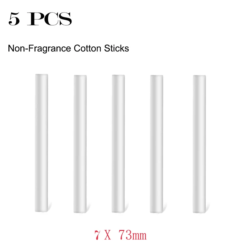 

5Pcs 7X73mm Non-Fragrance Cotton Stick Perfume-Less Cotton Core For Car Outlet Air Freshener Auto Perfume Vent Air freshener