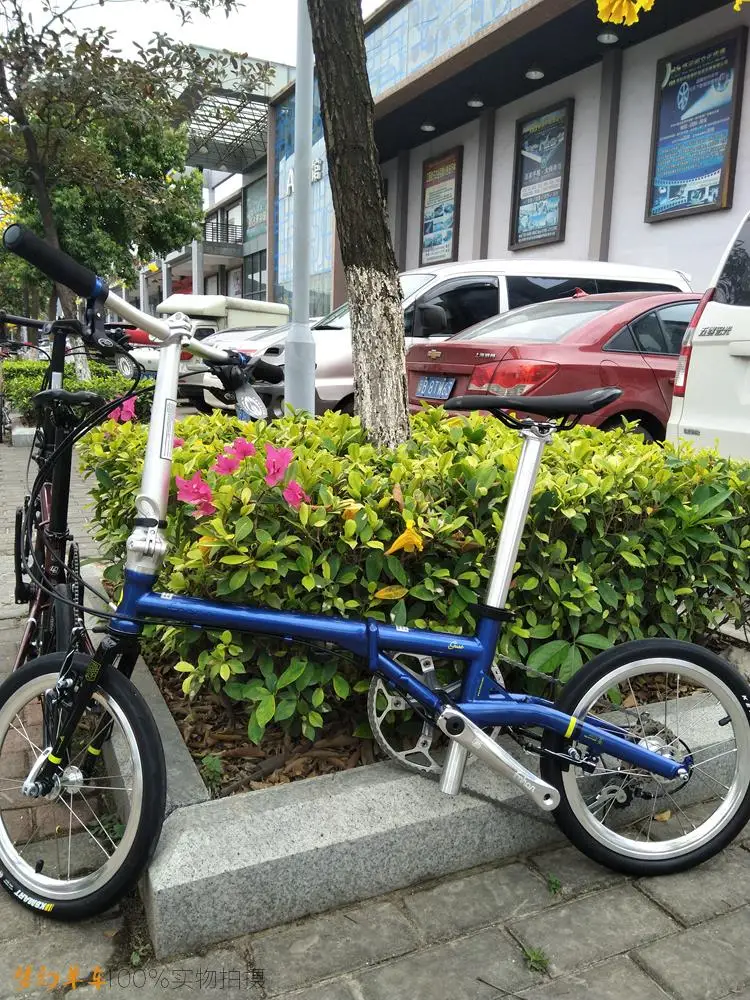 Fnhon FCG1609 складной велосипед 16 дюймов Minivelo CR-MO сталь V тормоз 9 скоростей городской Commuter велосипед для Shimano Shift ретро досуг BMX