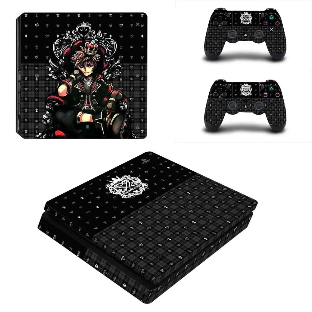 Полностью закрывающие лицевые панели Kingdom Heart 3 наклейка для PS4 Slim Skin Виниловая