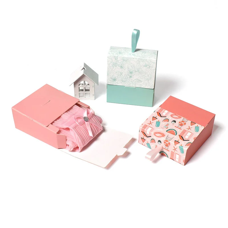 10 шт. розовые Звездные коробки для конфет Свадебные подарочные детского