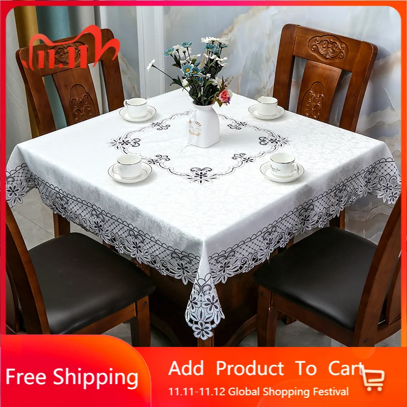 

Square Mahjong Tablecloth European Style Eight Immortals Table Tablecloth Square Table Cloth Household Fabrics Large Table