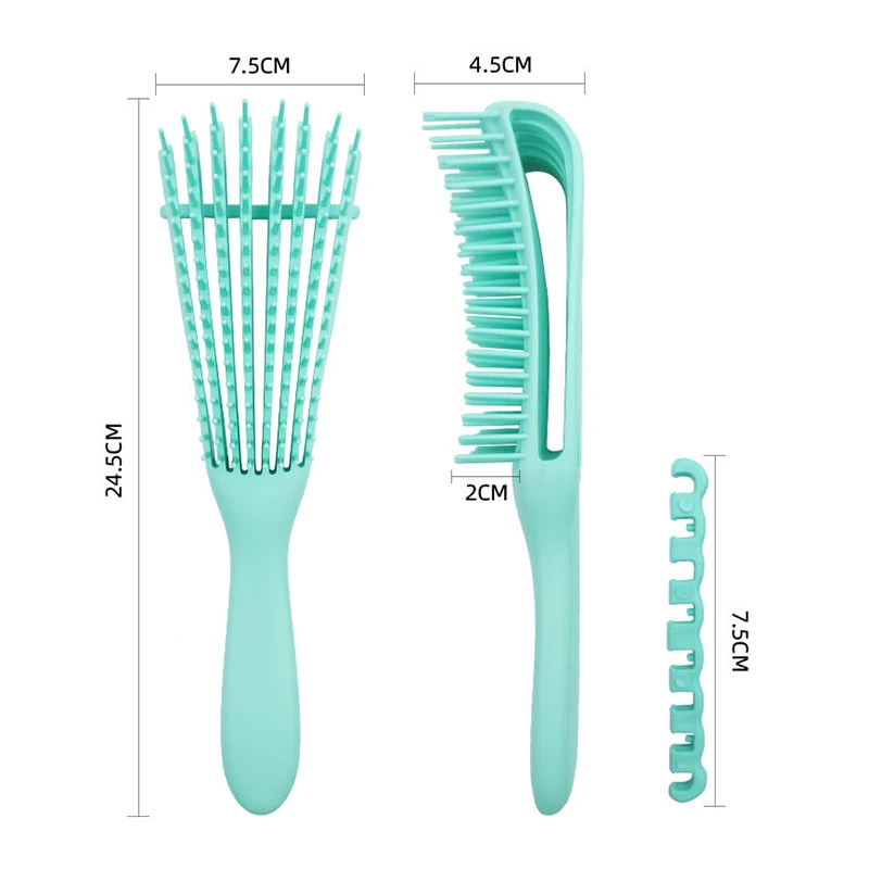 

Creative Salon Detangling Brush for Curly Hair Non-slip Rubber Octopus Hair Brush Comb Scalp Massage Brushes Hair Styling Tools