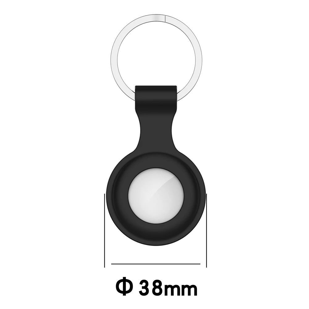 

For Apple Airtags Liquid Protective Case Cover For Apple Locator Tracker Anti-lost Device Keychain Protective Sleeve