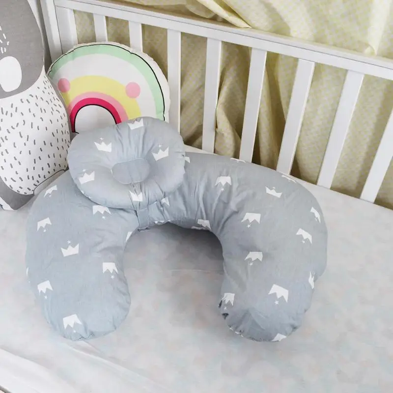 

Baby U-Shaped Nursing Pillows Maternity Infant Cotton Feeding Waist Cushion
