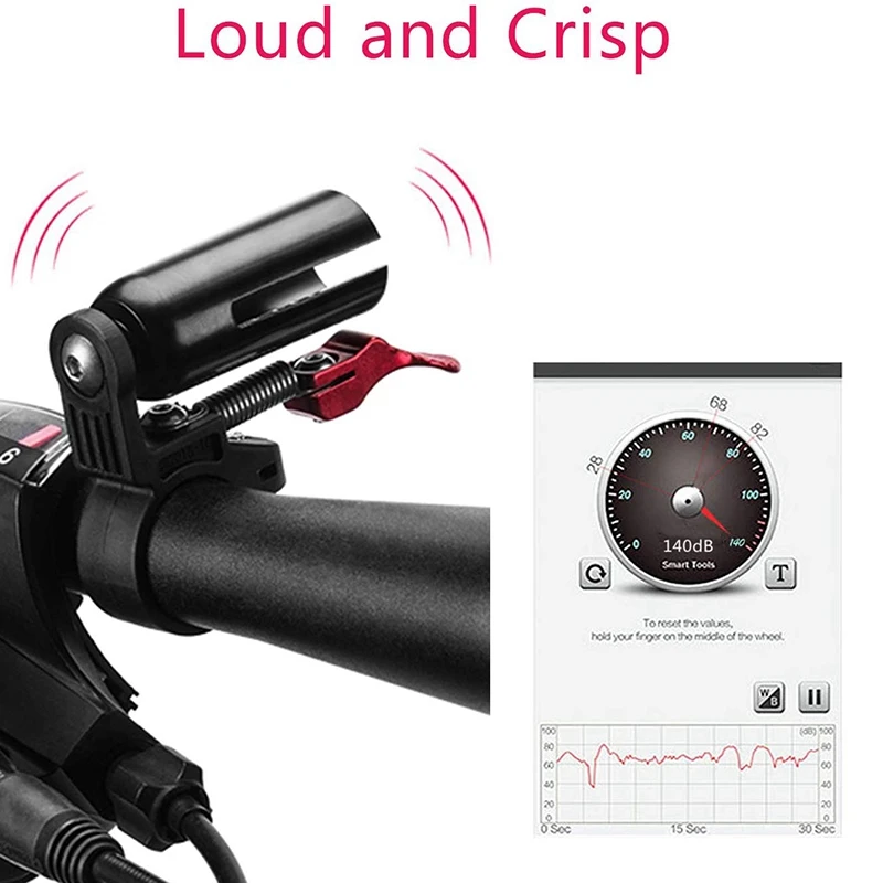 

Loud Bike Bell Mini Bicycle Bell Ring Sounds Ancient Bells-Use for Road Bike Mountain Bike BMX Bikes Kids Bike