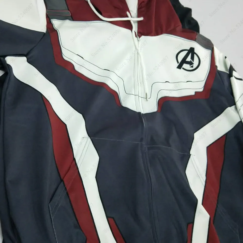 Взрослый косплей Мстители эндгейм квантовое царство Толстовка куртки Advanced Tech