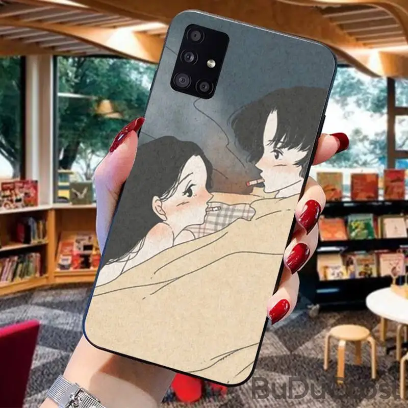Милый чехол для телефона с изображением милой пары Samsung A10 20 30 40 50 70 10S 20S 2 Core C8 A30S A50S