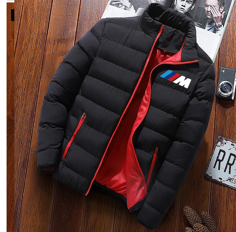 

Men Winter Jacket Long Sleeve Baseball Jackets Windbreaker BMW Zipper Windbreaker Windproof Jacket Male Outwear Men Clothing