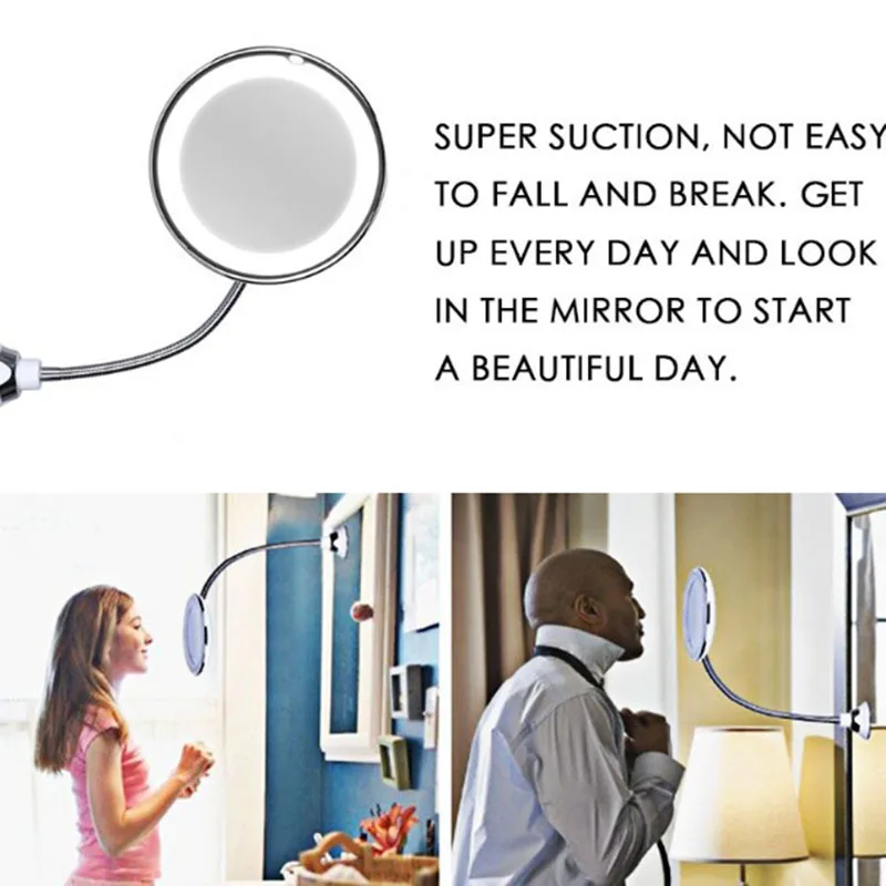 10X туалетный столик зеркало с подсветкой настольное зеркалом лампа для макияжа