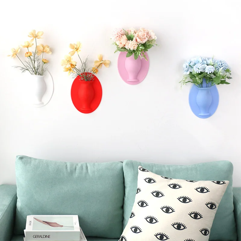 Аксессуары для украшения дома силиконовый липкий ваза прочно держаться на