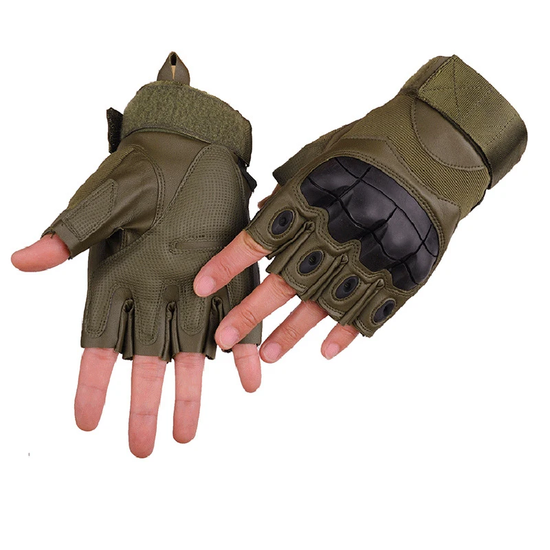 Уличные тактические перчатки без пальцев Военная армейская съемка походная