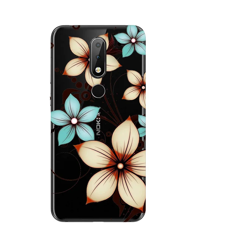 Чехлы для Nokia X6 2018 полная защита мягкая задняя крышка из ТПУ чехол телефона TA-1099