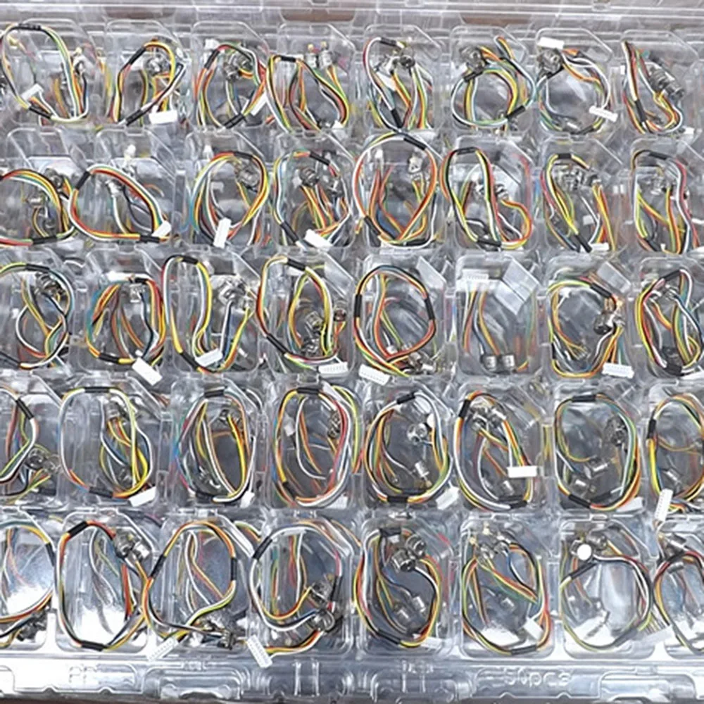 Пара Мини 6 мм шаговый двигатель электрический 2-фазный 4-проводной с 9 зубьями 0 2