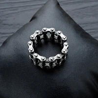 fashion personality bicycle chain steel ring mens motorcycle new arrival