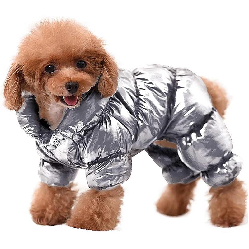 

Winter Dog Jacket Warm and Waterproof Puppy Down Jacket Lightweight Outdoor Pet Vest Wind and Snow Suit Cold Weather Dog Clothes
