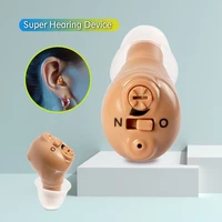 rechargeable invisible cic digital hearing aids sound amplifier device multi channel for the elderly us plug