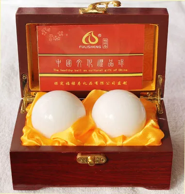 1 pair handball 2 шт. ручной шар фэн шуй нува камень Baoding ручной шар китайский здоровье упражнения стресс ручные мячики с Подарочная деревянная коробка - Цвет: 1 pair handball