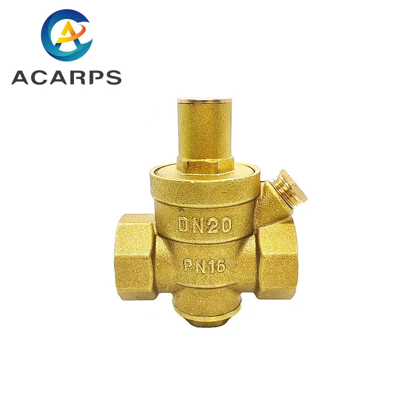 Высококачественный Регулируемый водоредукционный клапан латунный Манометр с