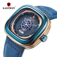 kademan new square watch men luxury sport watches 2021 starry design fashion wristwatches 3tam business casual relogio masculino