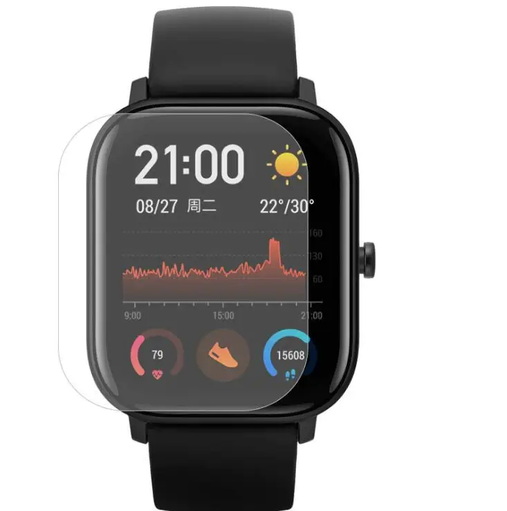 3в1 Для Amazfit GTS ремешок+ ТПУ чехол для Huami Amazfit gts Smartwatch Защитная пленка для экрана браслет ремешок на запястье