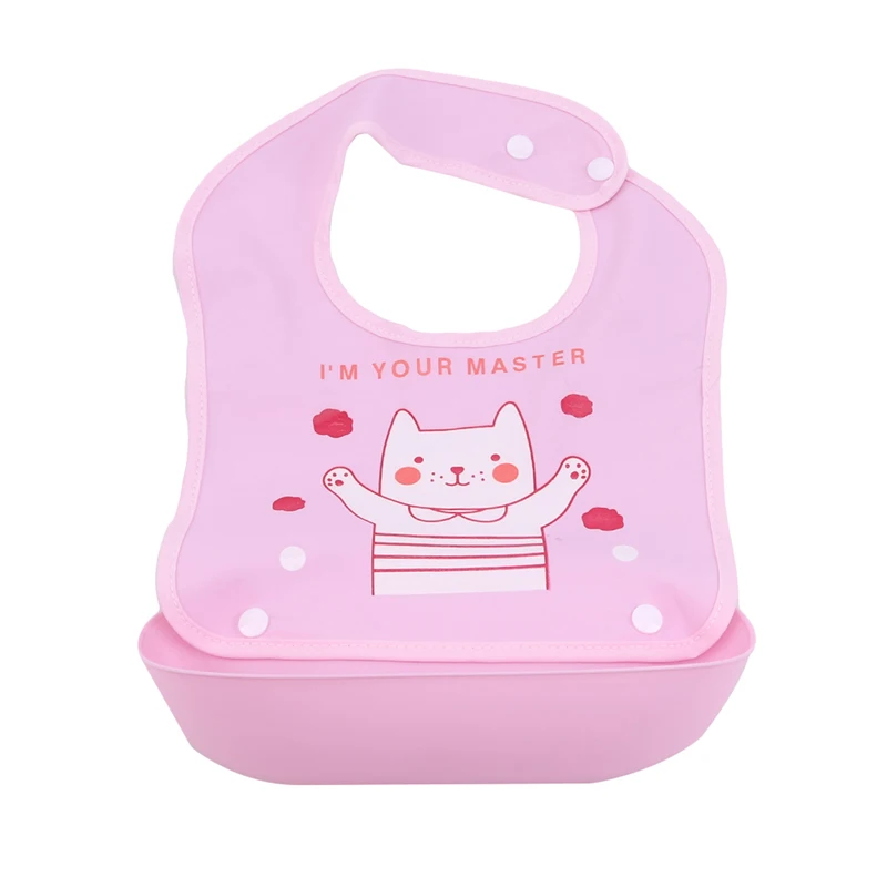 Детские нагрудники для девочек и мальчиков силиконовые с принтом одежда малышей
