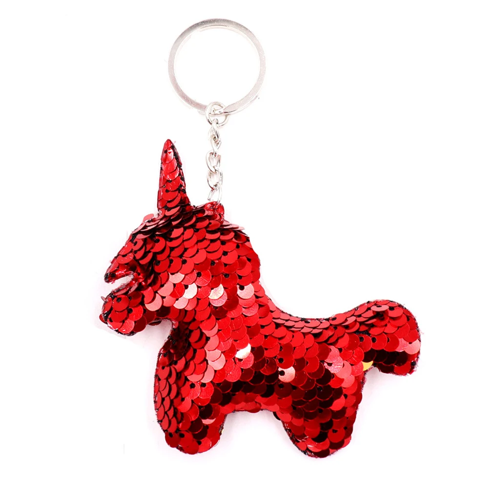 Новинка светоотражающая Двусторонняя подвеска в виде милой лошади женская сумка