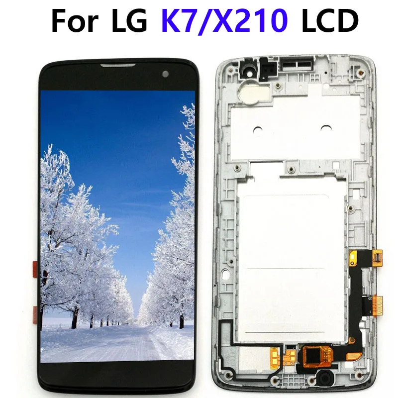 Протестированный Оригинальный ЖК-дисплей для LG K7 X210 X210DS + сенсорный экран