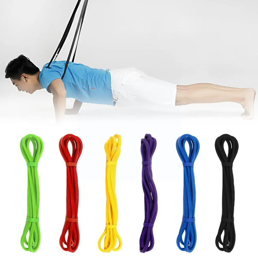 

Track Field Fitness Band Training Equipment Tension Ring For Pilates Yoga Stretch Resistance Bands Fitness Elastic Band H9v7