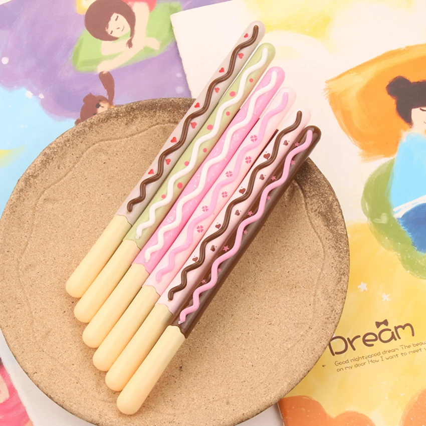 1 шт. забавная гелевая ручка экспрессивный палец мультяшное письмо милая