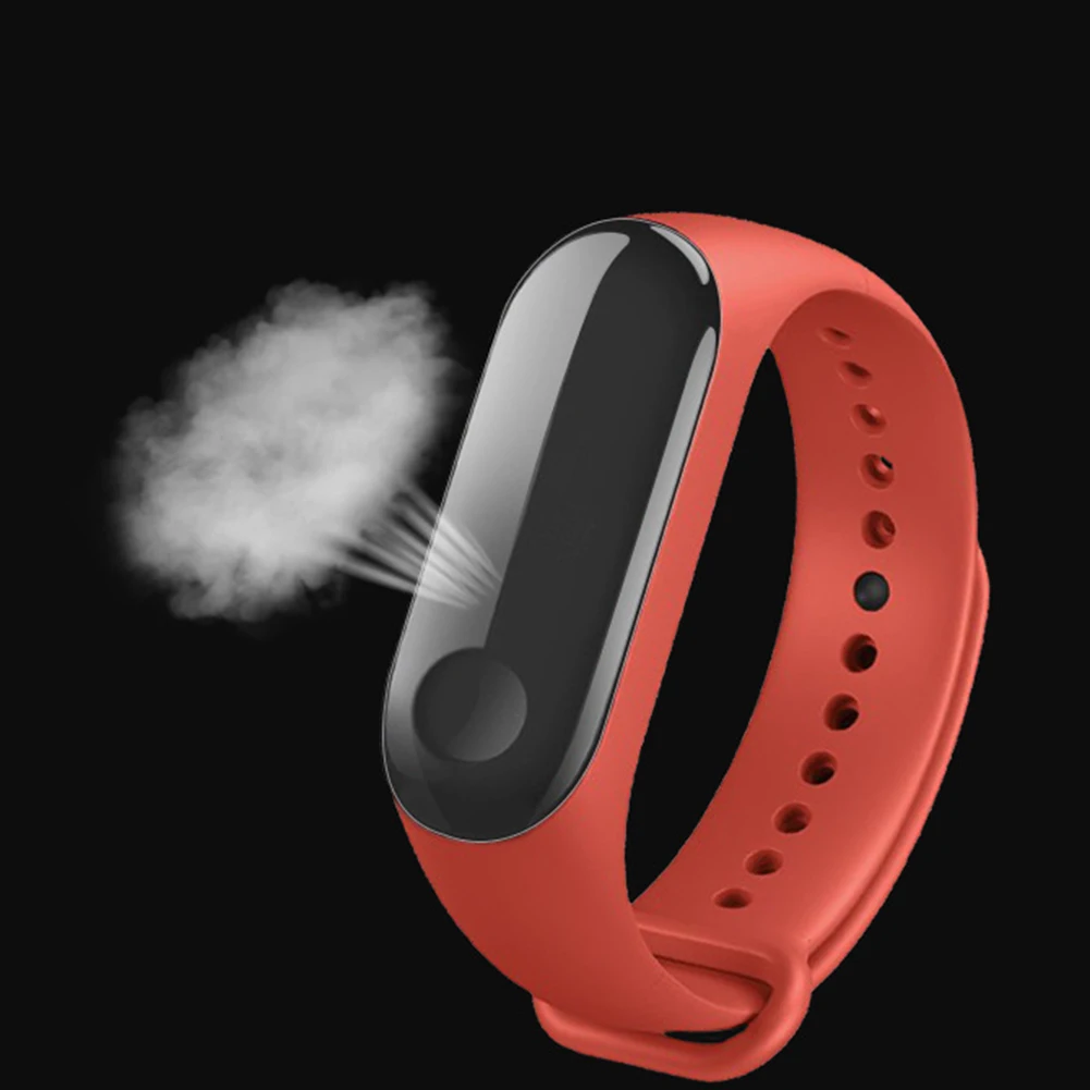 Водонепроницаемая пленка для Mi Band 2/3/4 термополиуретановая Взрывозащищенная