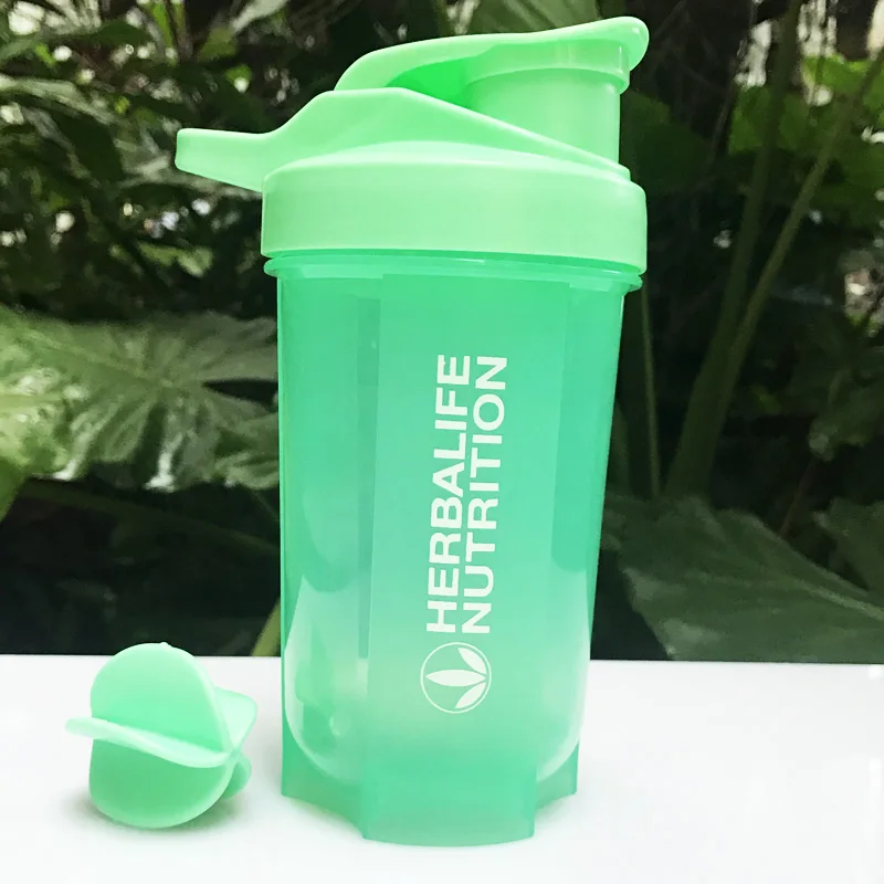 400 мл 500 мл портативный Herbalife Nutrtion прозрачный велосипедный велосипед герметичная Спортивная небьющаяся пластиковая бутылка для воды