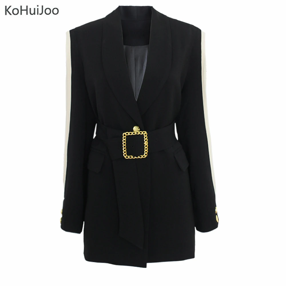 Женский блейзер с поясом осень 2021 | Женская одежда