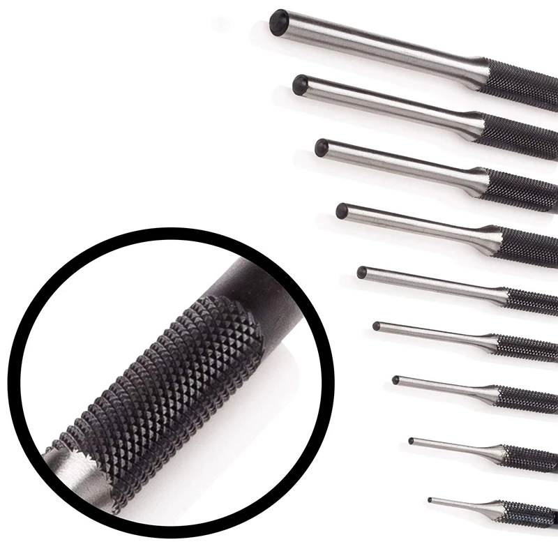

New 9 pcs Hunting Heavy Duty pistol rifle Roll Pin Holder Punch Set Starter Set of Four Gunsmithing Tool for glock rifle