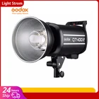 Godox QT400II 400W GN65 18000s высокоскоростная студийная вспышка стробоскосветильник встроенной беспроводной системой 2,4G, время перезарядки 0,05-0,7 s