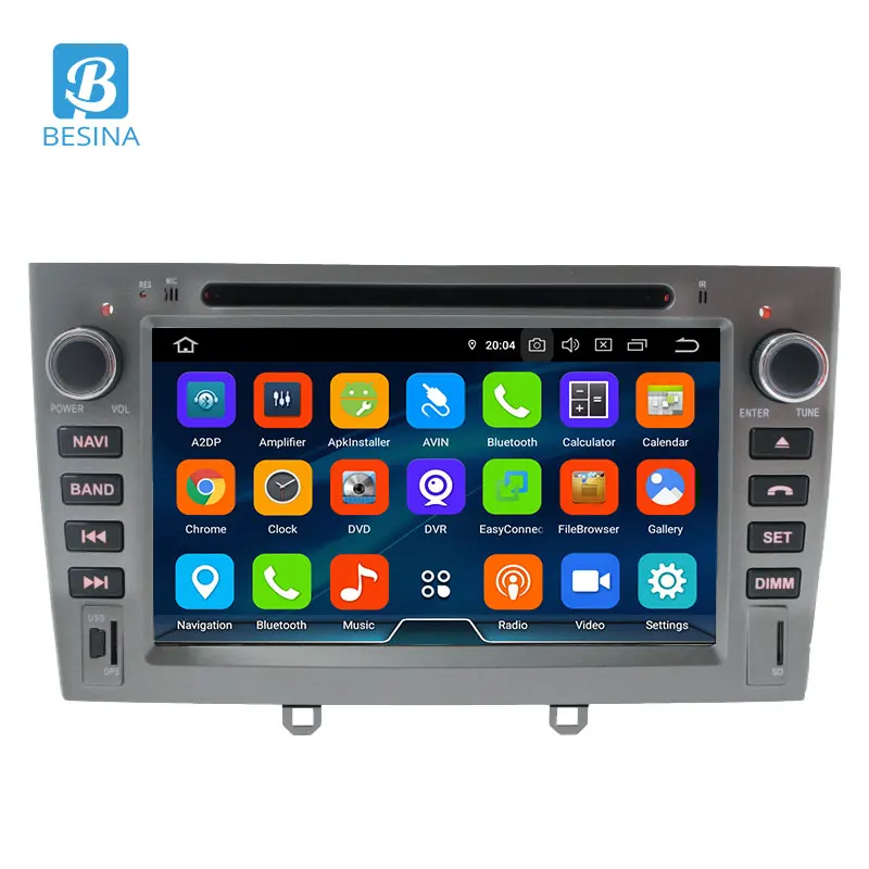 Besina Android 10 0 мультимедийный автомобильный DVD навигатор для Peugeot 408 308 308SW Авторадио