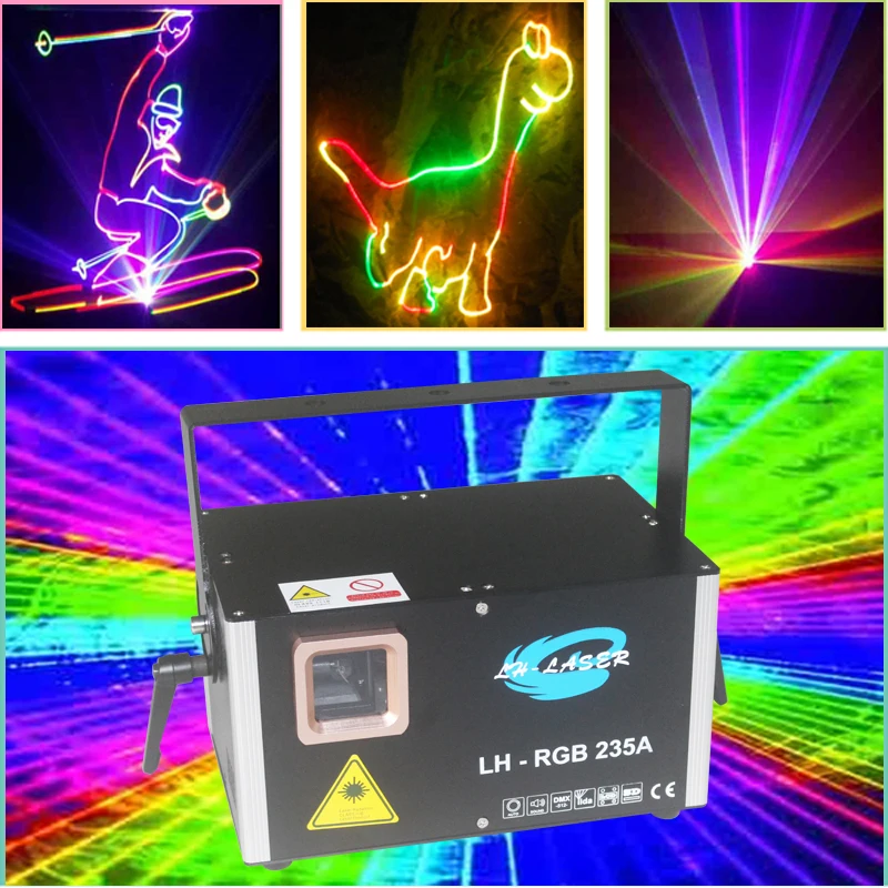 Лазерный светильник для дискотеки ILDA + DMX512 rj45 QUICKSHOW Pangolin полноцветный RGB с sd
