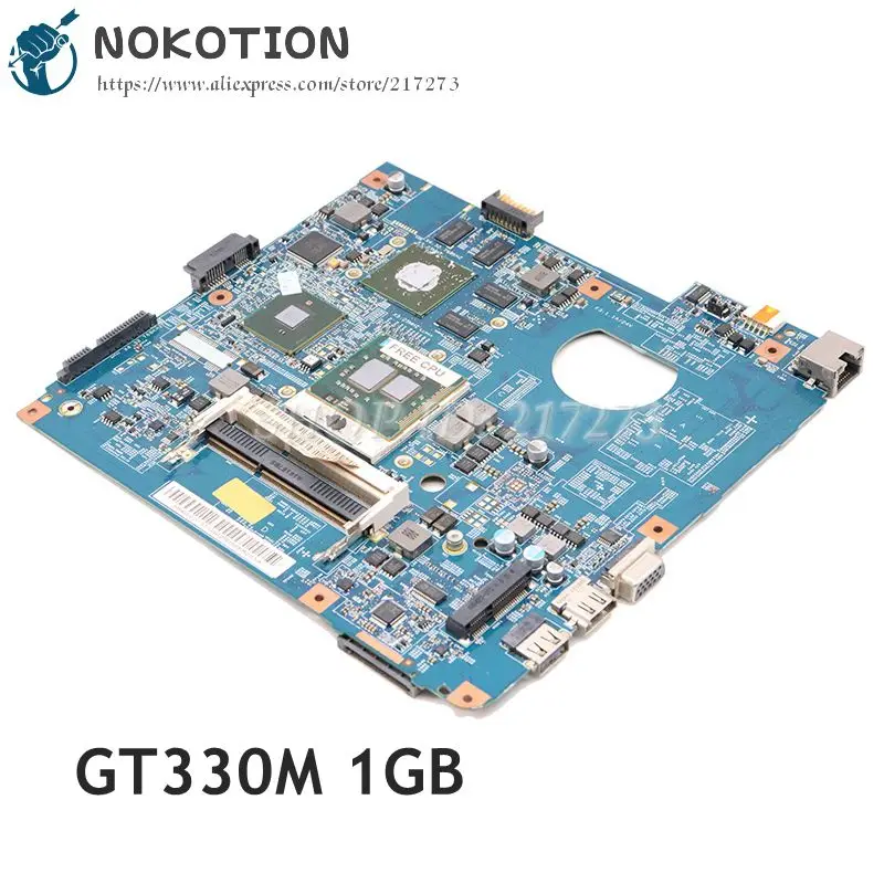 Материнская плата NOKOTION для ноутбуков Acer aspire 4741 4741G HM55 DDR3 GT330M 1 ГБ 2 Мб 48.4GY02.021 MBPV201002