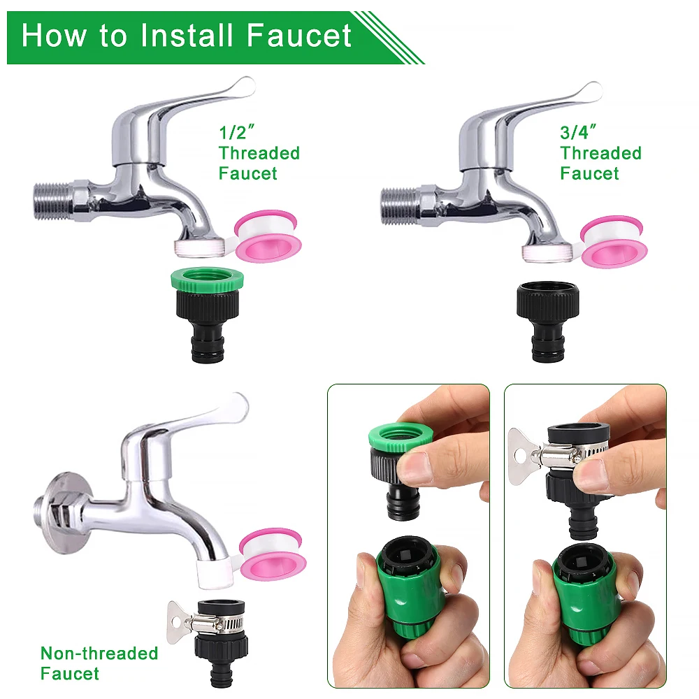 Система капельного орошения сделай сам 25 м автоматический полив садовый шланг